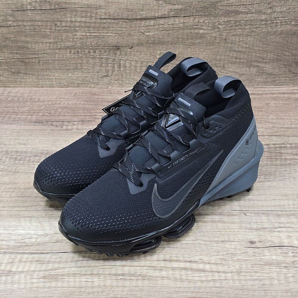 Nike Infinity Tour 2 GORE-TEX Men's 8.5 Black Gray Golf Shoes (FV4897-002) NEW - Picture 9 of 9